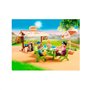 Playmobil 70519 Café du Poney Club - Country - avec Trois Personnages, Un Lieu pour Boire et Manger, Un Poney et Un Poulain - Un