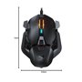 COUGAR GAMING | SOURIS GAMING | DUALBLADER 16000 DPI NOIR - Ergonomie ambidextre personnalisable - Repose-poignets - Capteur opt
