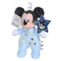 NICOTOY 6315872503 Disney Mickey, Peluche, 25 cm, Pyjama étoilé lumineuxm +0m