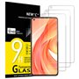 NEW'C Lot de 3, Verre Trempé pour Xiaomi Mi 11 Lite/Mi 11 Lite 5G, Film Protection écran - Anti Rayures - sans Bulles d'air -Ult