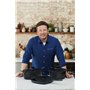 Tefal Jamie Oliver Premium fonte d'acier Poêle 28 cm, Cuisson sûre, Revêtement émaillé, Becs verseurs, Induction E2130655