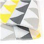 IDMarket - Tapis extérieur Sari Triangles Gris et Jaune 180 x 280 CM
