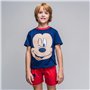 CERDÁ LIFE'S LITTLE MOMENTS Pijama Verano de Mickey Mouse de Color Azul-Licencia Oficial Disney and Toddler Pyjama Bottoms, Rojo
