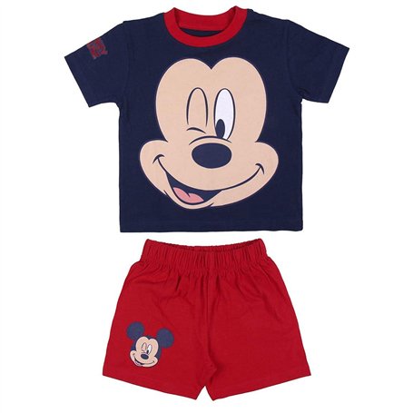 CERDÁ LIFE'S LITTLE MOMENTS Pijama Verano de Mickey Mouse de Color Azul-Licencia Oficial Disney Pyjama Bleu-Licence Officielle, 