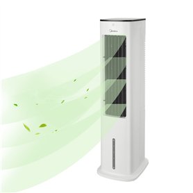Midea Climatiseurs portables silencieux 4-en-1,Refroidisseur d'air, ventilateur, humidificateur, purificateur d'air, avec téléco