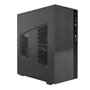 Itek SMALLCOM-B Boîtier Mini Tower, mATX, 2 Ports USB 3, 2 Ports USB 2, brossé, Noir