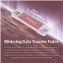 Transcend SSD Portable ESD310P 2TO, 10 Gbit/s, Type-A/Type-C Compatible avec PS4/PS5 – TS2TESD310P
