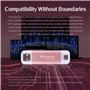 Transcend SSD Portable ESD310P 2TO, 10 Gbit/s, Type-A/Type-C Compatible avec PS4/PS5 – TS2TESD310P