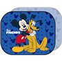 TataWay - Paire de rideaux de voiture Mickey Mouse, Fixation par ventouse, Protection UV, Graphismes, Bleu, 44x35 cm, Polyester