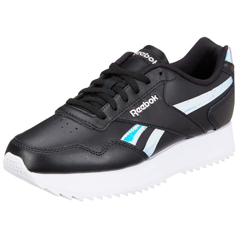 Reebok Femme REEBOK ROYAL GLIDE RIPPLE DOUB Chaussures de sport, black/ftwr white/frost berry, 39 EU