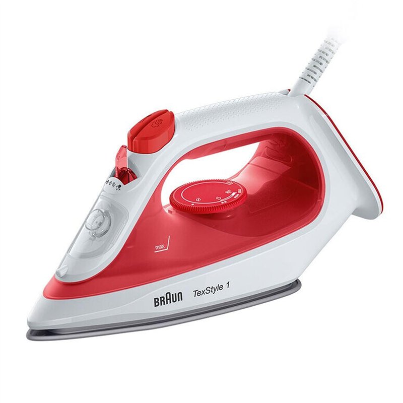 Braun TexStyle 1 SI 1019, fer à repasser à vapeur, revêtement antiadhésif, thermostat, 25 g/min en mode Turbo, capacité réservoi