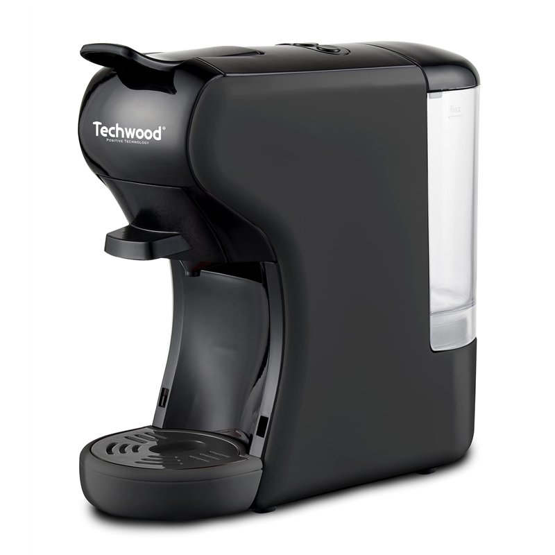 Techwood Cafetières Expresso TCA-196N Multi-Capsules, Noir