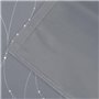 IDMarket - Lot de 2 rideaux thermiques gris anthracite motif courbe 140x240 cm