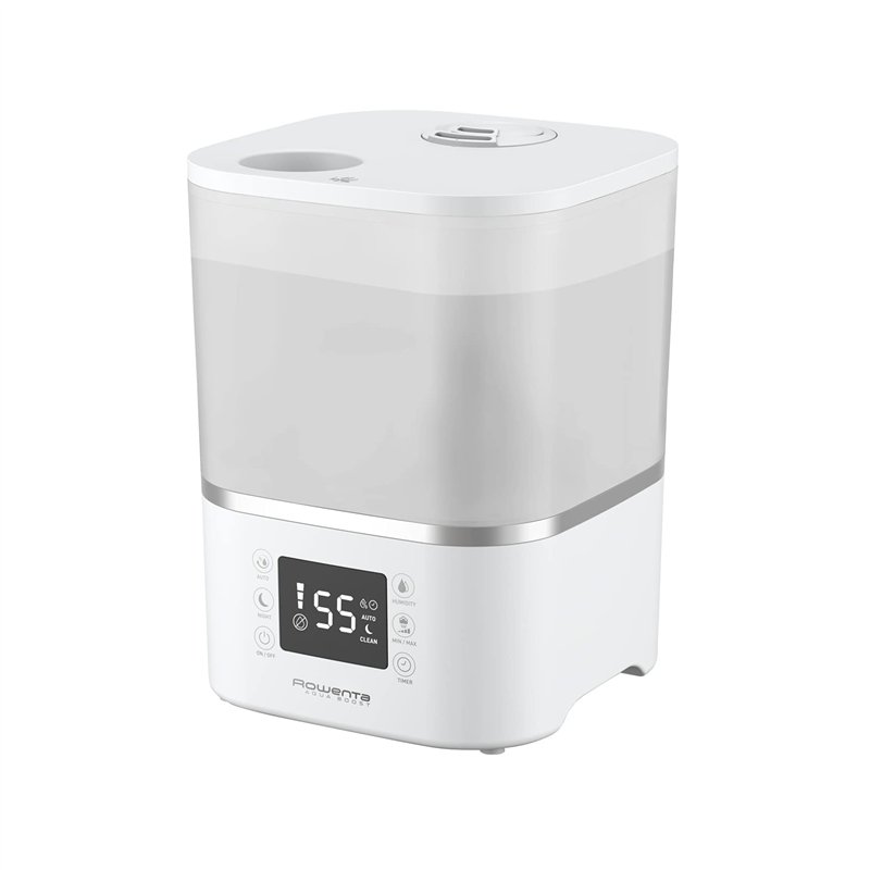 Rowenta Aqua Boost Humidificateur d'air, Puissant, Rapide, 2,5 L, 12 h d'autonomie, Mode silencieux HU4020F0