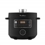 Moulinex Epic Turbo Cuisine CE7548 Autocuiseur électrique 1090 W 10 programmes automatiques panier vapeur, Métal, Noir