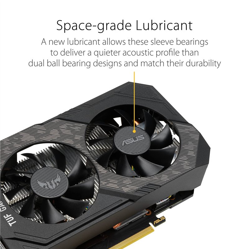 Image secondaire de ASUS TUF GAMING NVIDIA GeForce GTX 1660 Ti EVO – Carte graphique gaming (6GB GDDR6, PCIe 3.0, HDMI 2. 0b, DisplayPort 1.4, GPU T