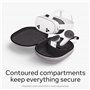 Étui de Transport Compact Meta Quest Compatible avec Meta Quest 3/3S Nouveau Design Compact pour Le Casque Quest 3/3S Les manett