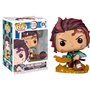 Funko Pop! Animation: Demon Slayer - Tanjiro Kamado with Ch - Brille dans Le Noir- Figurine en Vinyle à Collectionner - Idée de