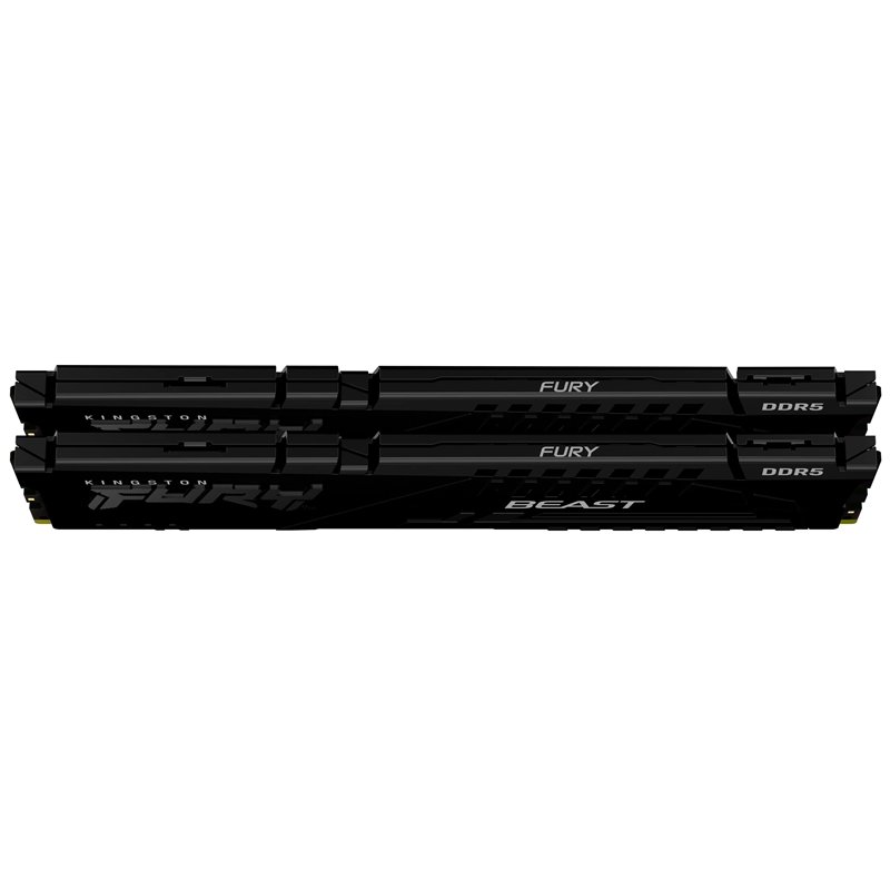 Image secondaire de Kingston FURY Beast Black DDR5 32GB (2x16GB) 5200MT/s CL40 DIMM Desktop Gaming Memory Kit of 2 - KF552C40BBK2-32