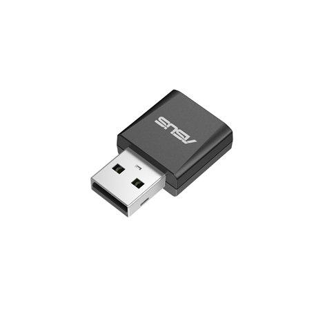ASUS USB-BE92 Nano, Adaptateur USB Tri Band BE6500 WiFi 7 (802.11be), Bande 6GHz, Plug and Play, Compatible avec Windows 10 et 1