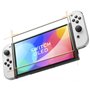 PHONILLICO Verre Trempé pour Nintendo Switch OLED [Pack de 2] Film Protection Resistant Vitre Protecteur Anti Rayure