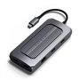SATECHI Adaptateur MX USB-C Multiport, Double HDMI 4K, Chargeur USB-C 100W, Gigabit Ethernet, Données USB-C, pour Macbook Pro/Ai
