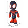 Disney - Spiderman Miles Morales 25 cm, Personnage de la série Marvel Spidey et Ses Amis surprenants, avec des Yeux Qui Brillent