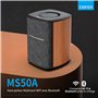 Edifier MS50A - Haut-Parleur WiFi Samrt avec Bluetooth et Fonction stéréo sans Fil Fonctionne avec Amazon Alexa, Apple AirPlay 2