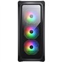 COUGAR GAMING | BOITIER PC GAMING | ARCHON 2 RGB NOIR - Inclus 3 ventilateurs ARGB - Verre trempé - Éclairage RVB - Refroidissem