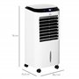 HOMCOM Climatiseur rafraîchisseur d'air mobile ventilateur ioniseur 4 en 1 avec télécommande - portable silencieux oscillant 60W