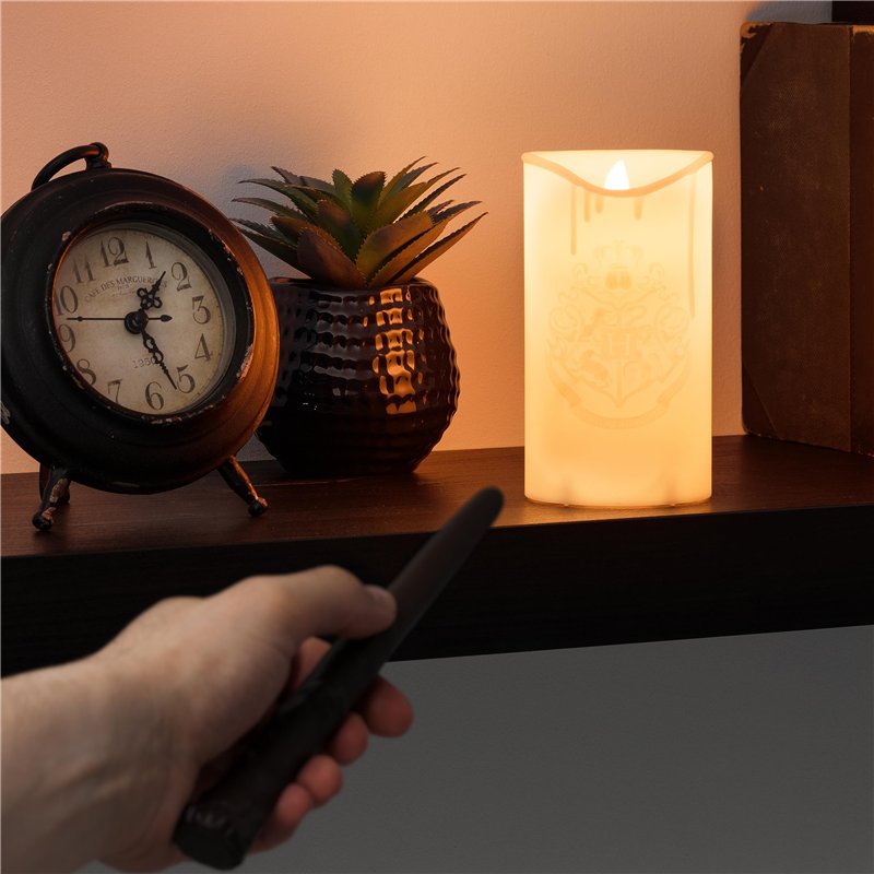 Image secondaire de Harry Potter Bougie LED avec télécommande - Officiellement licencié, Décor lumineux pour événements à thème, Fonctionne à piles