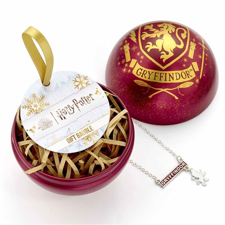 Harry Potter Gryffondor Boule avec Collier de Maison Rouge
