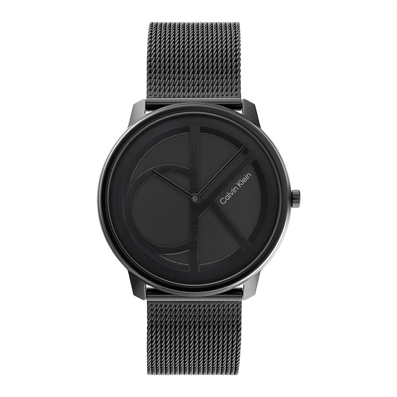 Calvin Klein Montre Analogique à Quartz pour Homme et Femme Collection Iconic Mesh - 40MM avec Bracelet Milanais en Acier Inoxyd