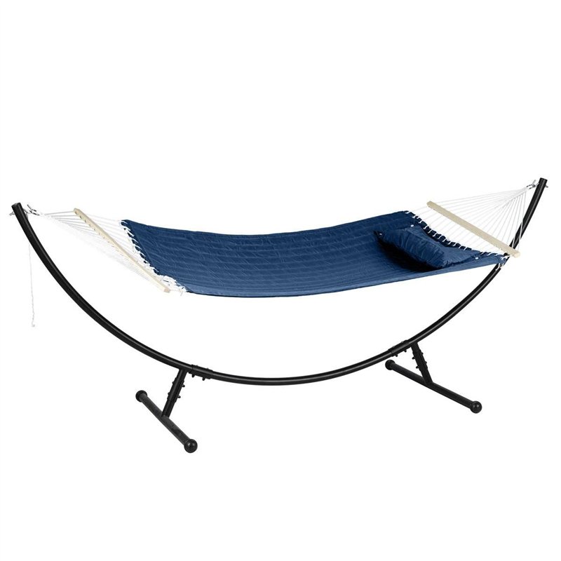 Hespéride - Toile de hamac matelassé Akio Bleu Indigo