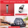 Tefal Ingenio Lot de 3 casseroles + poignée amovible, Induction, Revêtement antiadhésif, Empilable, Compatible lave-vaisselle, F