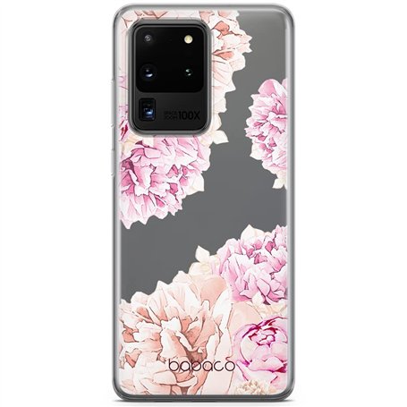 ERT GROUP Coque de Protection pour Samsung S20 Ultra Original et sous Licence Officielle Babaco Motif Flowers 001 Parfaitement a