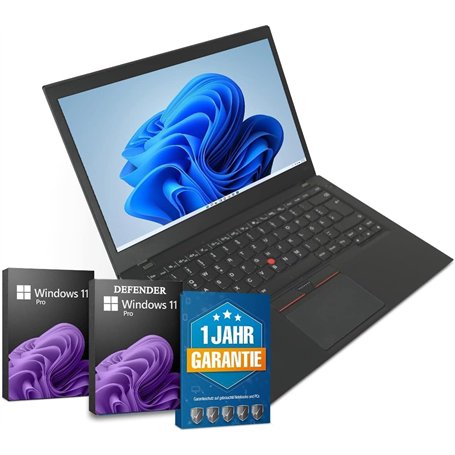 Lenovo ThinkPad T470s UltraBook Ordinateur portable 14" Full HD Intel Core i5-6300U @ 3 GHz max 8 Go SSD 256 Go avec Windows 11 