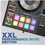 Reloop Mixon 8 Pro | 4-Kanal -Contrôleur de performance multiplateforme pour Serato & djay, Jogwheel -Displays & 4 Instant-FX-Ki