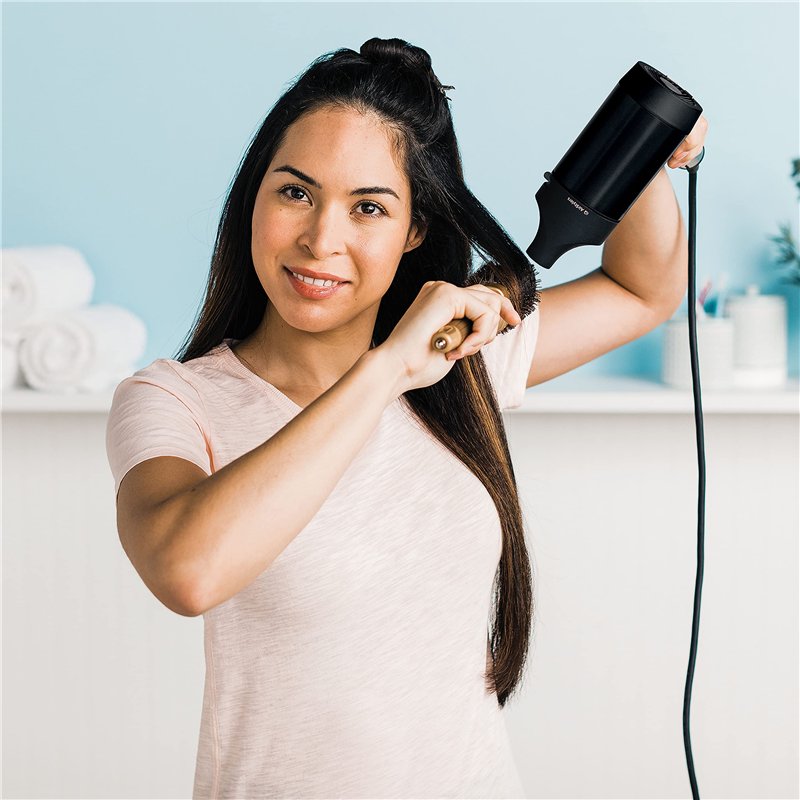Image secondaire de Shark STYLE iQ Sèche-cheveux et styler 3-en-1, brosse de style, concentrateur, diffuseur de boucles, ionique, séchage rapide, sa