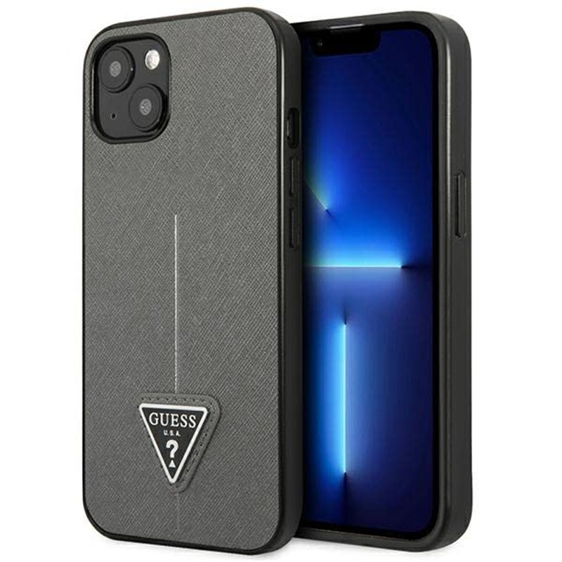 Guess GUHCP13SPSATLG Coque Rigide pour iPhone 13 Mini 5,4