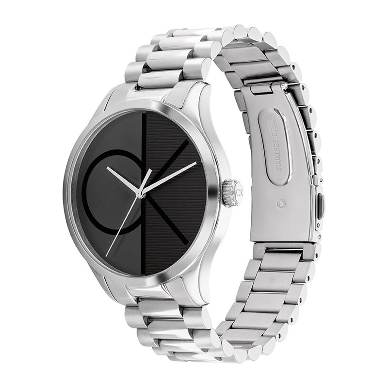 Image secondaire de Calvin Klein Montre Analogique à Quartz pour Homme et Femme Collection Iconic avec Bracelet en Acier Inoxydable Argenté - 252001