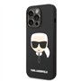Karl Lagerfeld KLHCP14XSLKHBK Coque de Protection Rigide pour iPhone 14 Pro Max