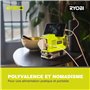 RYOBI - Mini-outil multifonction 4V - 5 000-25 000 tr/min - changement d'accessoires sans outil - Câble USB C - Livré avec 15 ac