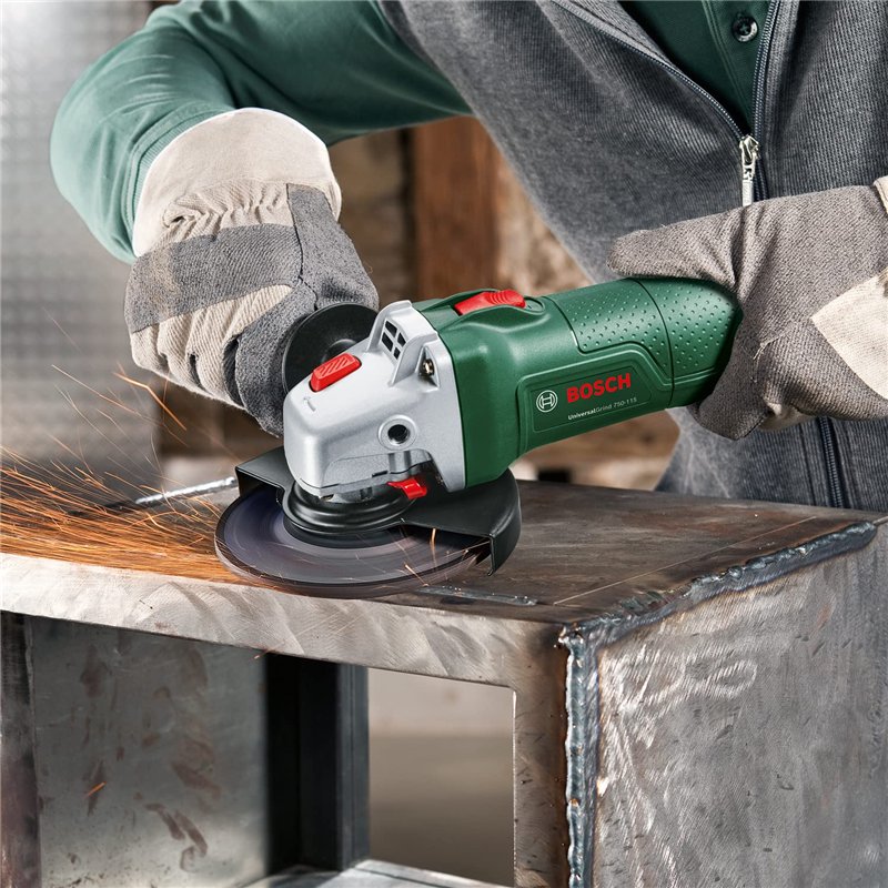 Image secondaire de Bosch Home and Garden Meuleuse d’angle Bosch UniversalGrind 7-125 (livré dans un carton; 750 W ; 2 disques à tronçonner droit ; 
