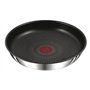 TEFAL Ingenio Preference Poêle 26 cm, Induction, Revêtement antiadhésif, Acier inoxydable, Empilable, Indicateur de température,