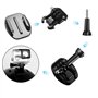 20 Sets Coussinets Adhésifs Compatible avec Gopro, Fixation de Casque en Adhésif, Support Adhésif Incurvé et Plat, Autocollant d