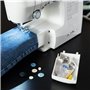 Cecotec Machine à coudre électronique BelleCouture 21500. Machine à coudre avec 215 points, écran LCD, bras libre, enfilage et b