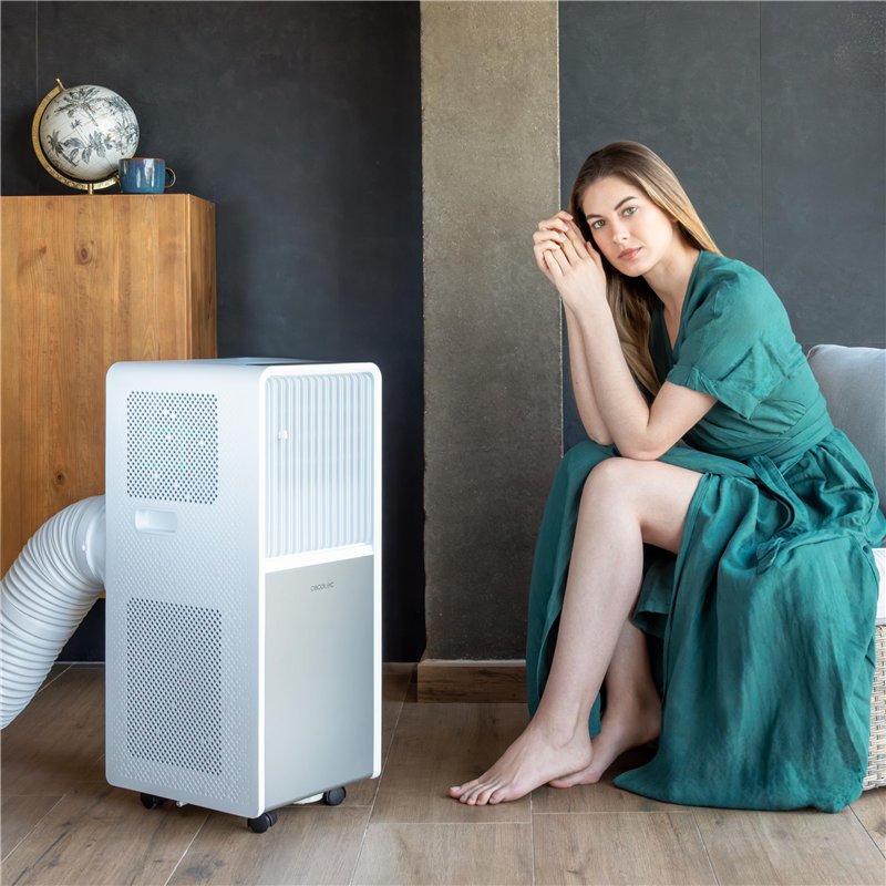 Image secondaire de Cecotec Climatiseur Portable ForceClima 9150 Style. 9000 BTU, Surface de 16 m², Écran LED, 4 Modes et 2 Vitesses, Minuterie, Rou
