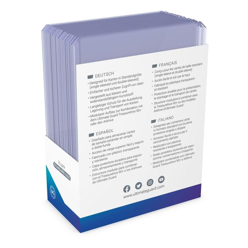 Image secondaire de Ultimate Guard Couvertures de cartes à chargement par le haut 35pt