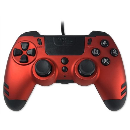 Steelplay, Slimpack, Manette de Jeu Filaire, Gamepad avec Double système de Vibration, Sortie Casque Audio (Jack), Compatible av